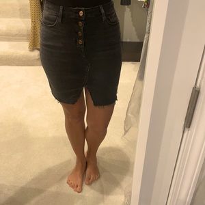 Denim Sanctuary black denim skirt